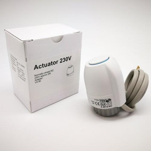 M28*1.0 Thermal Electric Actuator for Underfloor Heating System Normally Closed NC 230V