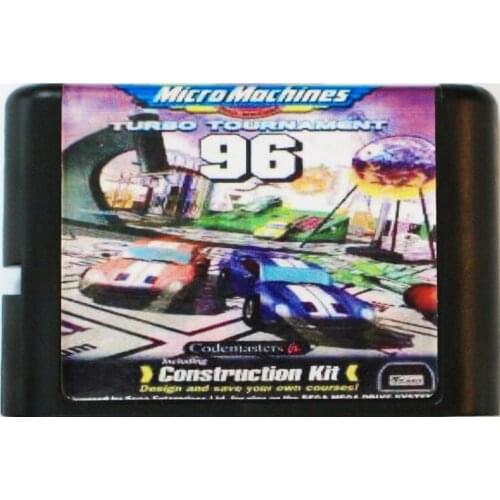 Micro Machiens Turbo TournamentS 96 16 bit MD Game Card For Sega Mega Drive For SEGA Genesis