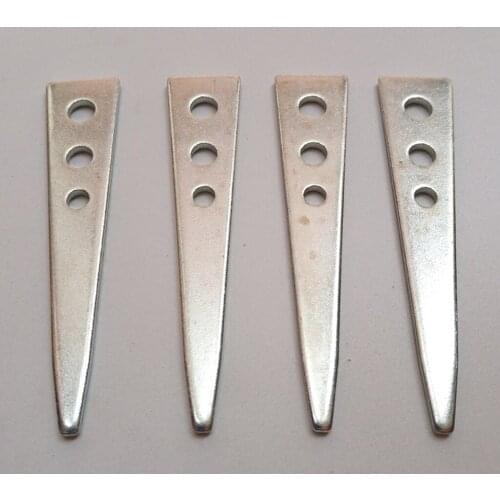 4Pcs Hammer in Vine Eyes Rose Plants Training Garden Wire Eyes 4.5mm-6mm 3 Holes