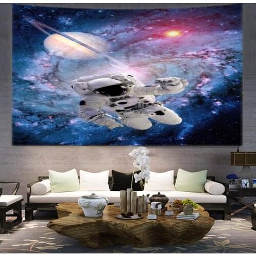 Seven Stars Sun and Moon Wall Tapestry Tapestries Wall Hanging Flower Psychedelic Tapestry Wall Hanging Decor Halloween Deco