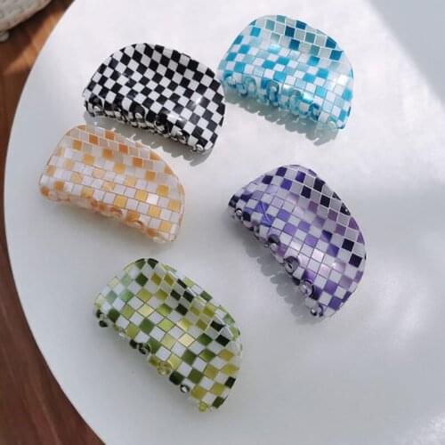 New Acrylic Hair Claw Clip for Women Girls Barrettes Claw Crab Hairpins Styling Fashion Hair Ponytail Honder Hair Accessories