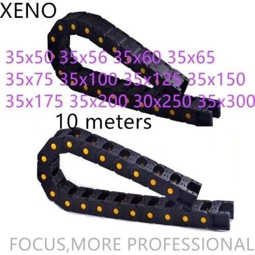 35 Series 10 Meter Wholesale Plastice Nylon PA66 Drag Chain Cable Carrier Cable Tray