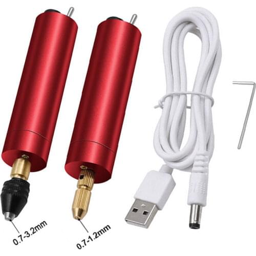 Portable USB Mini Electric Engraving Pen Miniature Electric Drill DIY Electric Grinder Hand Drill Micro Rotary Tool Milling