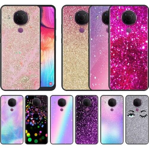 Pink Gorgeous Starlight Case for Nokia 7.2 3.4 5.4 5.3 2.3 2.4 2.2 8.3 G10 G20 Black Luxury Printing Phone Cases Soft Cover