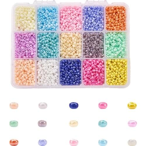 Glass Beads Multicolored Beads for Bracelet Necklaces DIY Crafts