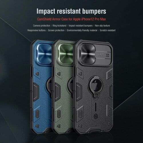 Funda Camera Protection Slide cover For iPhone 12 Pro Max Case For iPhone 12 Mini 12Pro Lens Protection Anti-Fall Phone Cases