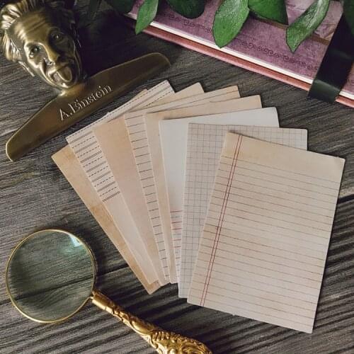 ZFPARTY 8pcs Vintage Label Paper Base Material for Scrapbooking Happy Planner/Card Making/Journaling Project