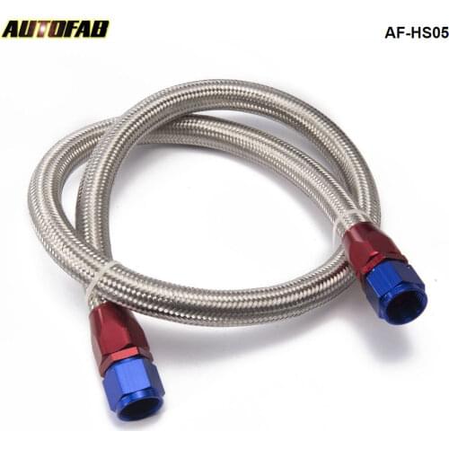 1.4 Meter A10-0A fitting with Stainless steel braided fuel Line Hose AF-HS05