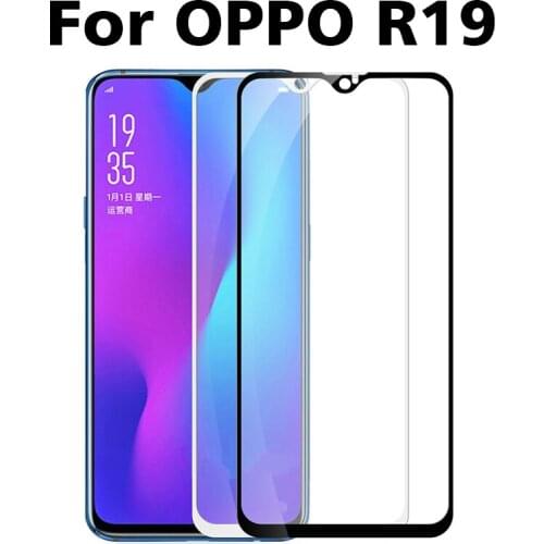 2PCS Full Glue Full Cover Tempered Glass For OPPO R19 Screen Protector protective film For OPPO R19 glass