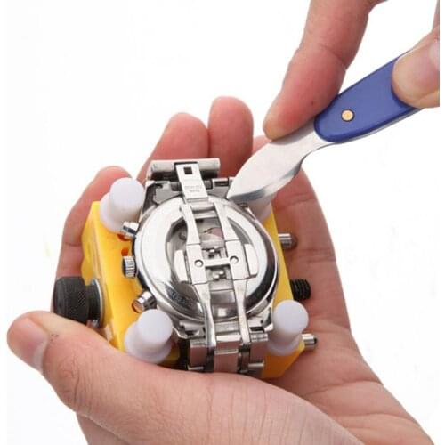 80% Hot Sales!! Watch Case Clamp Holder Adjustable Watchmakers Vice Wristwatches Repair Tool