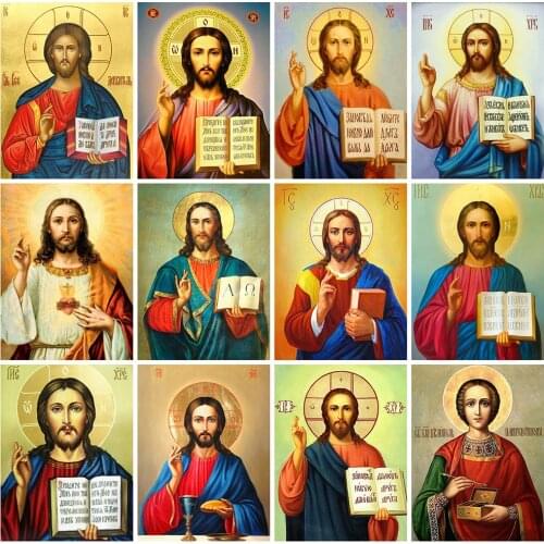 EverShine Diamond Painting Religion 5D Full Drill Square Diamond Embroidery Portrait Rhinestones Picture Mosaic Wall Decor