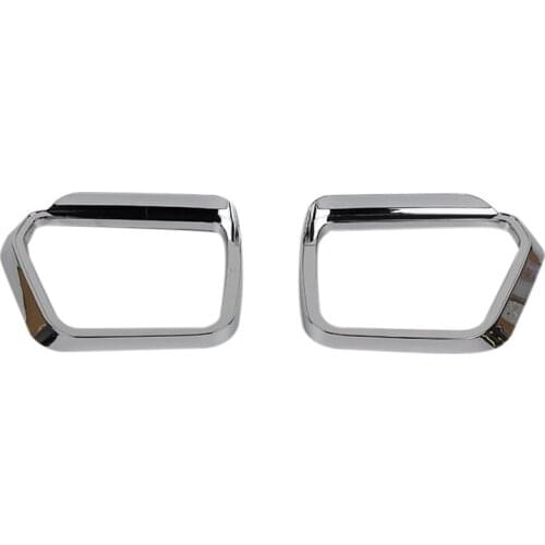 AU04 -Side Rearview Mirror Rain Eyebrow Frame Cover Trim ABS for Ford F150 2021 2022 Car Accessories
