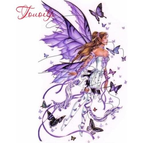 Butterfly Elf Angel room decor Full square Embroidery Pattern diamond 5D DIY paintings Cross stitch kits stickers RS2128