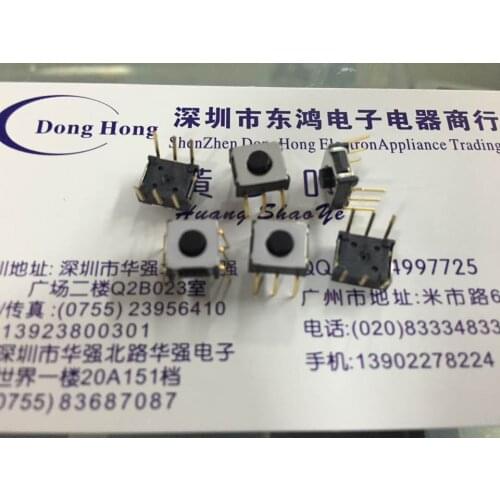 Fuji Japanese FUJISOKU soft key touch switch 6 pin TMEG 1-01 gold pin