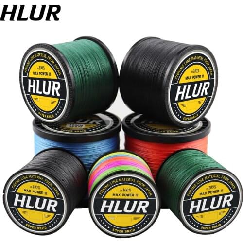 HLUR 20-83LB 300M 500M 1000M 0.11-0.5mm Braided Fishing Line Hot Super Strong Monofilament PE Line Good for Boat Fishing