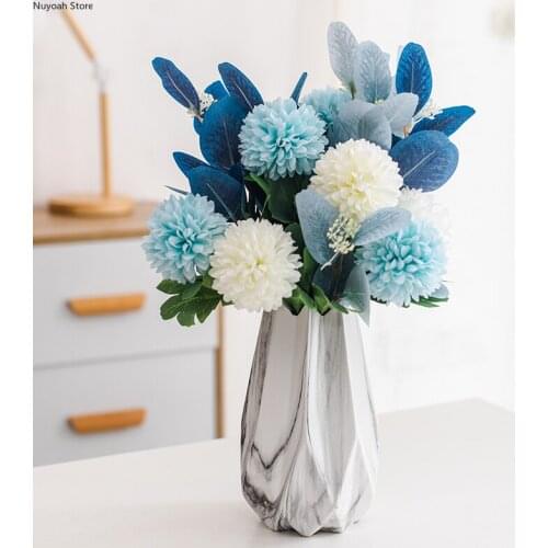 Ink Ceramic Vase Decoration Living Room Flower Arrangement Dried Flower Accessories Creative Home Decoration Vase Ornaments