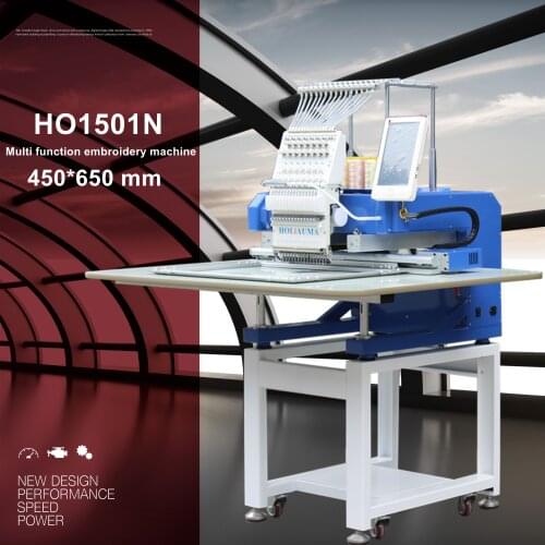 China 10 years service ! High speed Tajima SFW type computerized single head 15 needle cap flat embroidery machine 450*650 mm