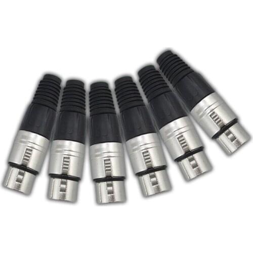 CROSS Three core balance card dragonmother about this head Microphone XLR cannon female head microphone plug