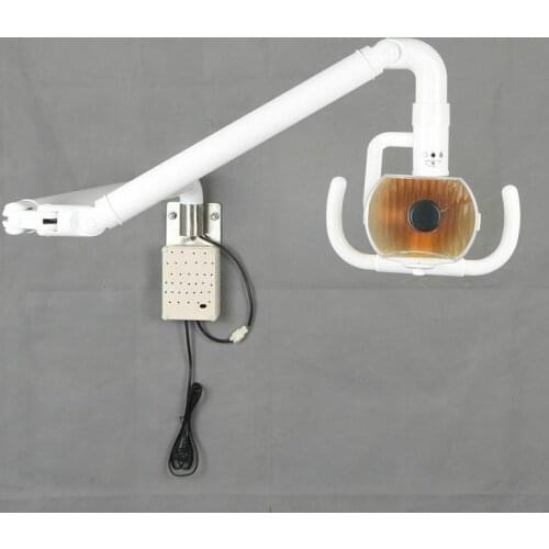 New 50W Wall-Mounted Dental Medical Surgical Lamp Shadowless Cool Light w/Arm