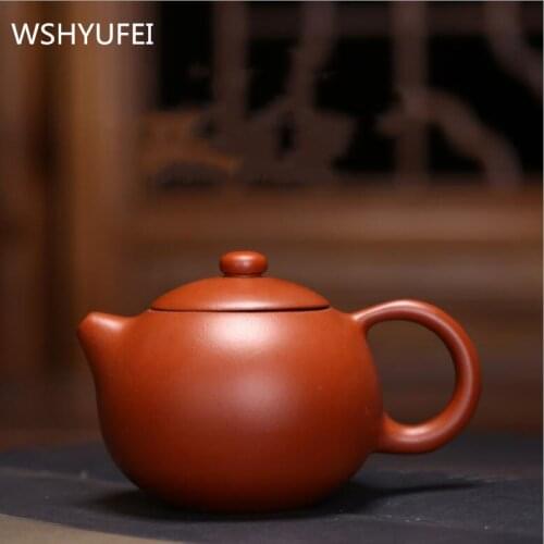 Authentic Yixing tea pot purple clay Xi Shi teapot master handmade kettle Ore Dahongpao tea set Chinese Authentic 100ml~270ml