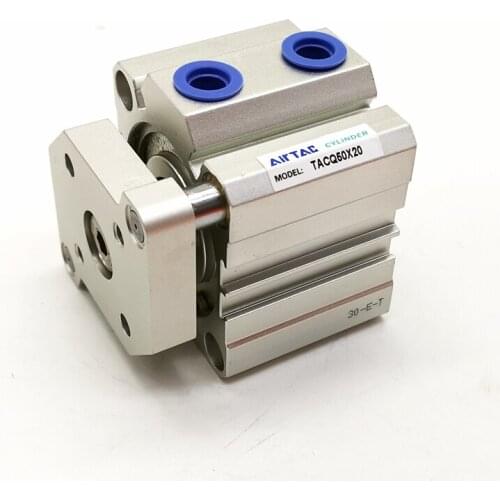 AirTAC Pneumatic Cylinder TACQ50X20 Bore Size 50mm Stroke Size 20mm Double Acting Compact Cylinder TACQ50*20