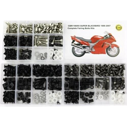 Fit For Honda CBR1100XX 1997-2007 Complete Full Fairing Bolts Kit Motorcycle Covering Complete Fairing Clips Screws Bolts Kit