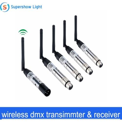 China Airpost Wifi Receiver transmitter 2.4G ISM DMX512 Wireless Female XLR Receiver For Stage Lighting Effect PAR Party Light