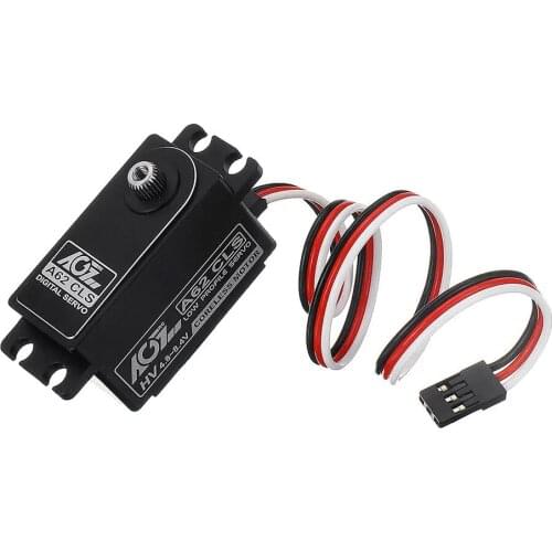AGF A62CLS HV Programmable Low Profile 14kg CNC Coreless Metal Gear Short-body Digital Servo For 1:8 1:10 RC Car