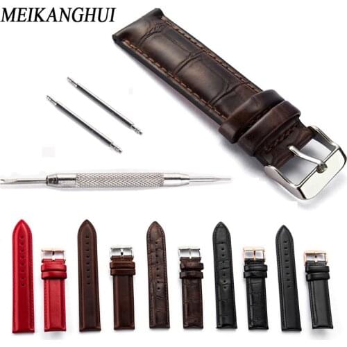 Leather Watch Band for Armani Watch AR1755 AR1722 AR1723 AR1793 AR1799 Business Watch Strap Buckle For Women 18mm/20mm