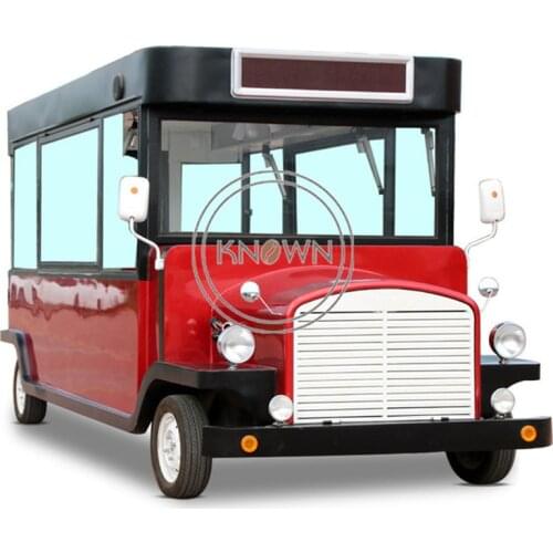Factory supply 5m length electric mobile fast food cart hot dog food trailer truck