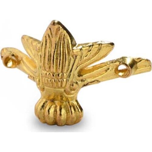 4Pcs/Set Wooden Case Foot DIY Furniture Decorative Feet Leg Guard Zinc Corner Protector Alloy For Furniture Hardware