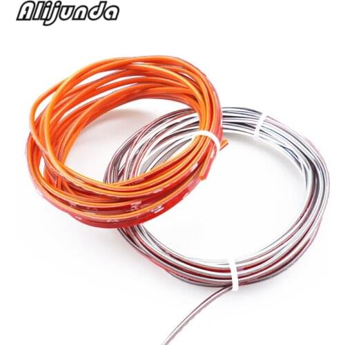 5M * 4mm Car Interior Styling Car DIY Decoration Strip Line Sticker Extractors Door Air Outlet Auto Accessories Car Forming