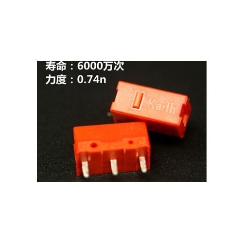 5PCS Kailh GM Button Switch Mouse Switch Microswitch For gaming Mouse RAZER Logitech G700 G502 3Pin