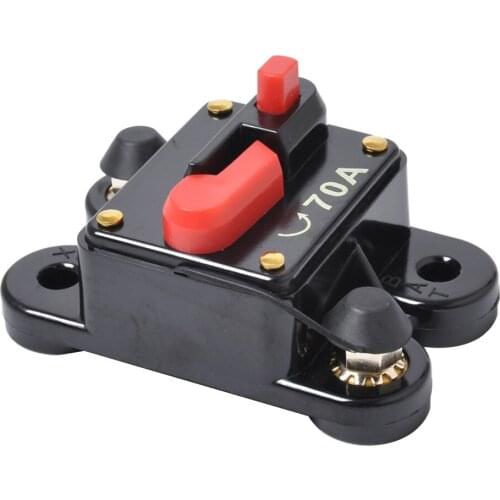 70A AMP Manual Reset Circuit Breaker 12v Car Boat Power Safety Protection