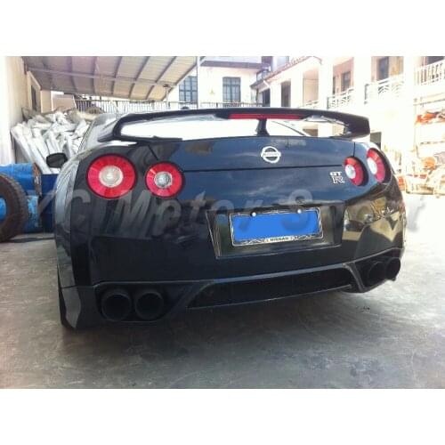 Car Accessories Carbon Fiber Zele-P Style Rear Lip Fit For 2008-2010 R35 GTR CBA Rear Bumper Lip
