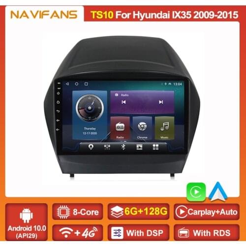 IPS Android 11 8core DSP RDS For Hyundai Tuscon IX35 2009 2010-2015 Car Radio Multimedia Player Auto Stereo GPS Navigation 4G BT
