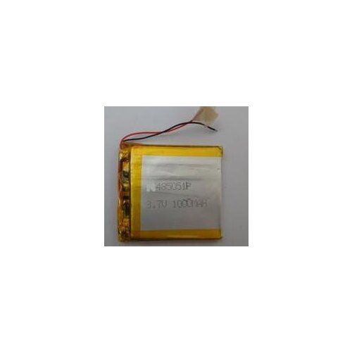 Free shipping 2pcs/lot 3.7v 1000mah 485051 polymer lithium ion li-po rechargeable battery for MP3 MP4 Bluetooth headset recorder