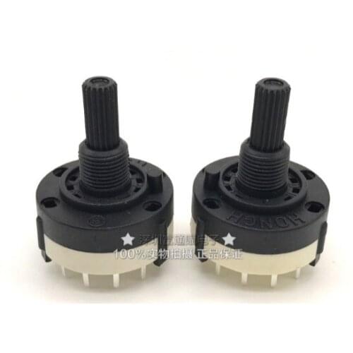 Free shipping 20pcs/lot RS26 1P12T Band Switch Band Channel Rotary Selector Switch 1 Pole 12 Position Selectable Position