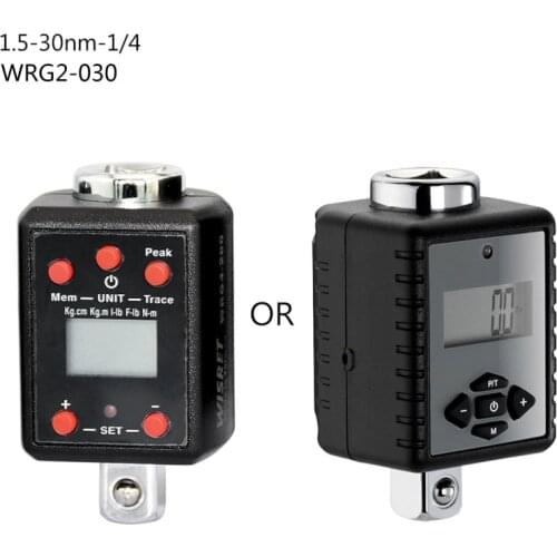 50LB Digital High Torque Wrench 1.5-1000nm Adapter 1/4 3/8 1/2 3/4 Drive Microtorque