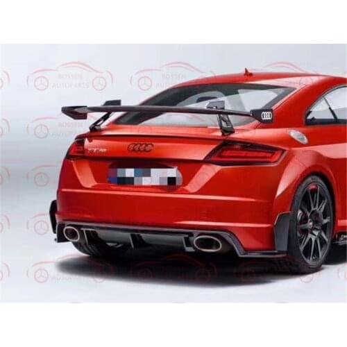 For Audi tt-tts-ttrs carbon fiber rear lip, rear lip, wrap angle, small wrap, spoiler, auto parts