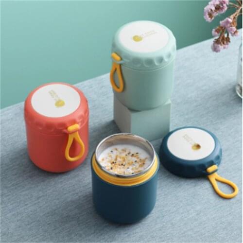 Mini Stainless Steel Tumblers Leak-Proof Soup Milk Thermos Bottle Breakfast Cup Container Portable Vacuum Flasks Coffee Bottle