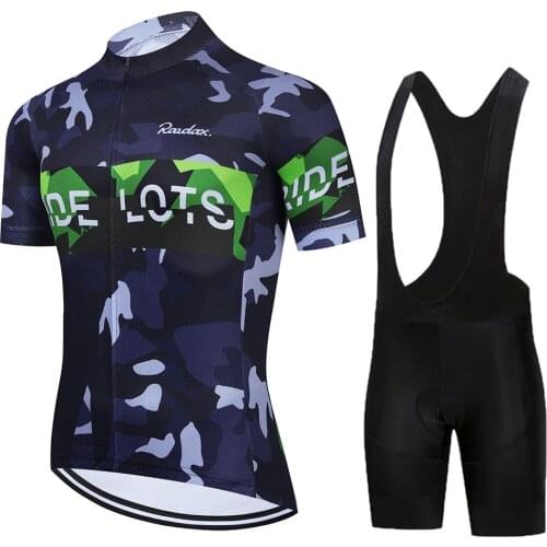 Camouflage Cycling Jersey Set 2021 Team Summer Bicycle Cycling Clothing Bike Clothes Mountain Sports Bike Set Cycling Suit