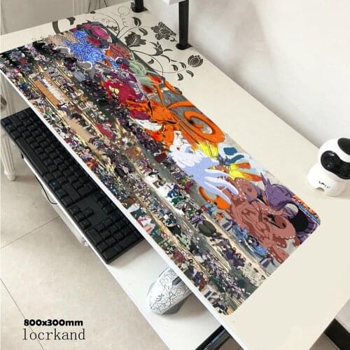 Narutoed Family Cool Mouse Pad Gamer Gaming Mousepad Computer Laptop Keyboard Mouse Mats Desk Mat Birthday Gift for Csgo Lol