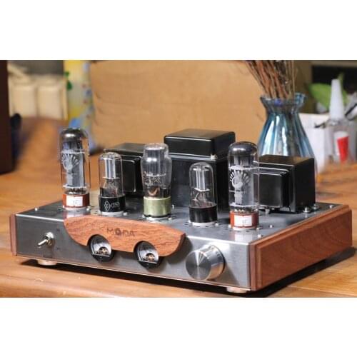2021 NEW Mona Rivlas EL34 Tube Amplifier Rivals Wood Version Integrated Single-Ended Handmade Amp