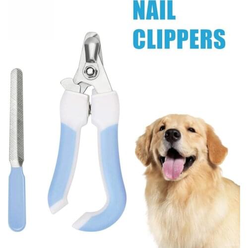 Professional Pet Cat Dog Nail Clipper Cutter Stainless Steel Grooming Scissors Clippers Claw Nail Scissors with Lock