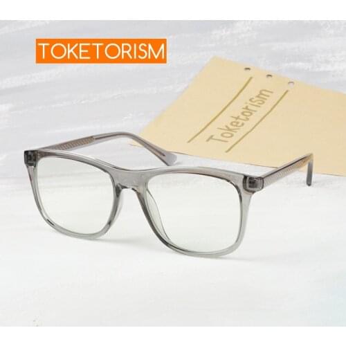 Toketorism Anti Blue Glasses tr90 Optical Frame Women Men Myopia Prescription Spectacles Eyewear