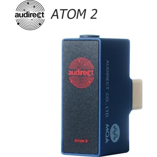 Hilidac Audirect Atom2 MQA HiFi Portable USB DAC/AMP ES9281AC DSD512 32Bit/ 768KHZ Type C/ Lightning Decoder Amplifier