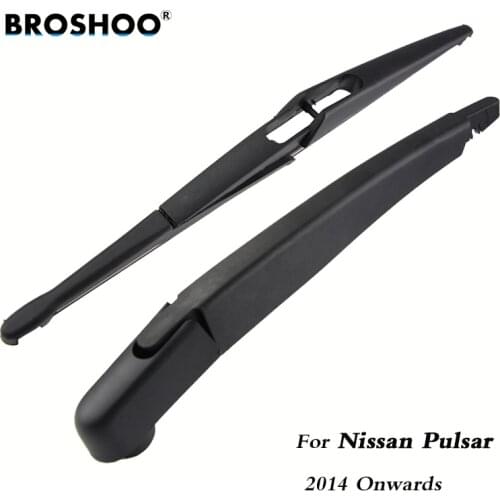 BROSHOO Car Rear Wiper Blades Back Windscreen Wiper Arm For Nissan Pulsar Hatchback (2014-) 305mm,Windshield Auto Styling