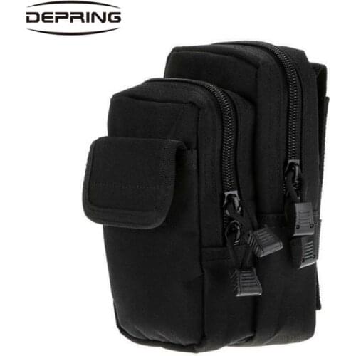 Outdoor Sports Tactical Molle Waist Pack Ripstop Utility Waist Bag Army Stuff Pouch for Hunting Hiking Running