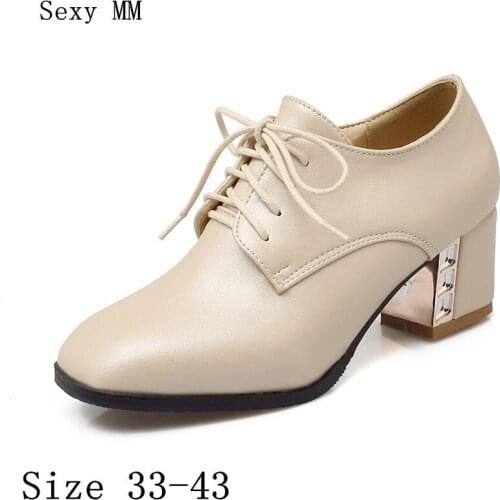 High Heels Women Pumps High Heel Shoes Stiletto Woman Party Office Shoes Kitten Heels Small Plus Size 33 - 40 41 42 43